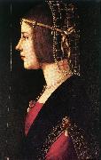 PREDIS, Ambrogio de Portrait of a Woman age oil on canvas